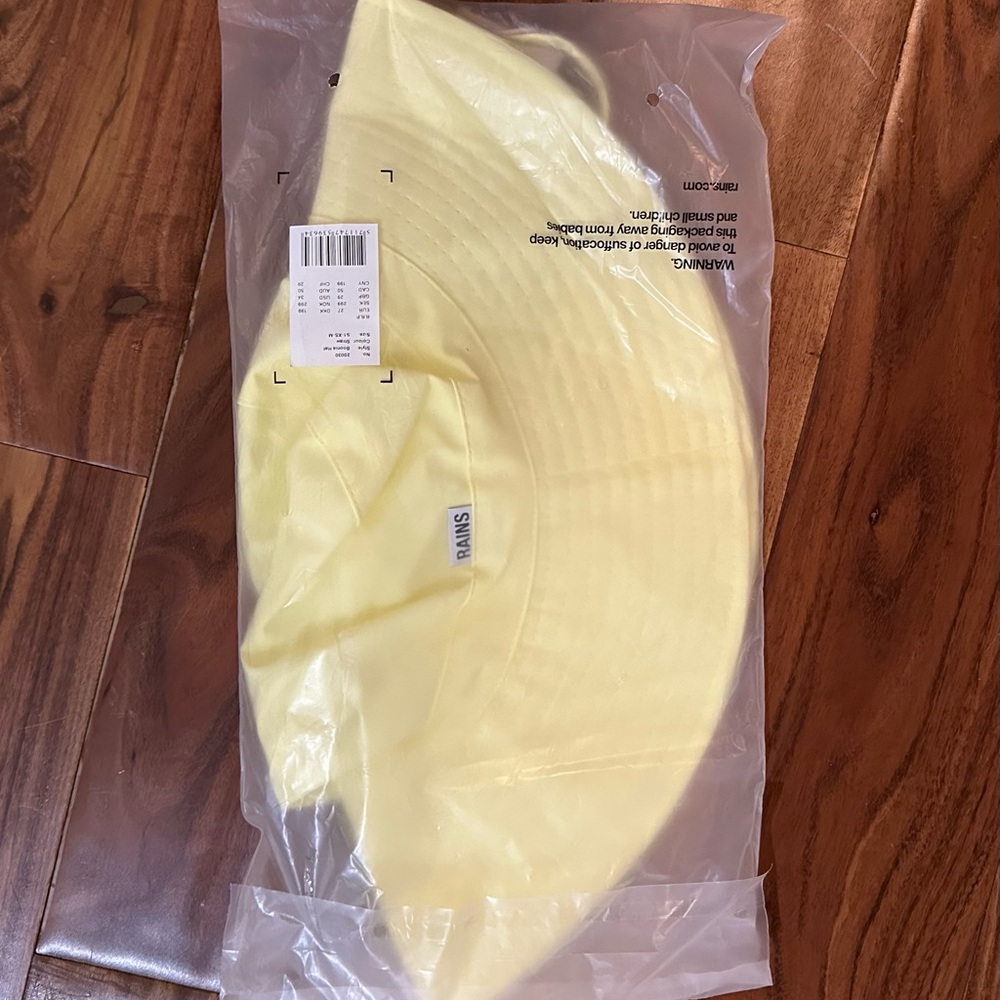 Rains Lemon Yellow Cap - Picture 3 of 3